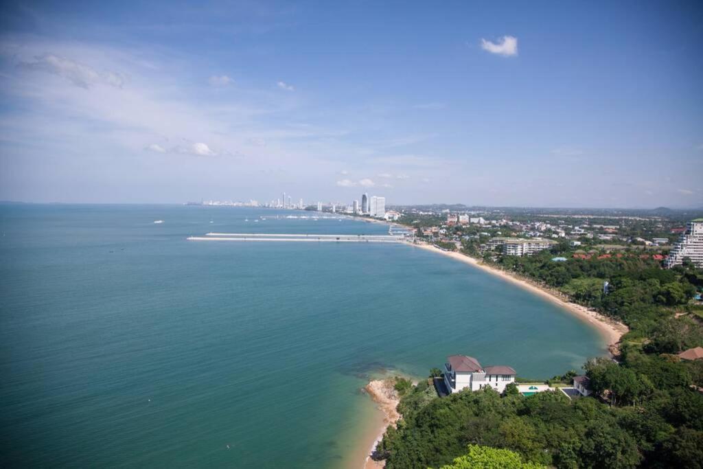 Pattaya Seaside Balcony/Beach Front/4 Peoples Na Chom Thian Esterno foto